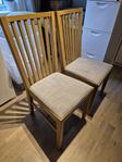 2st stolar IKEA Norrnäs ek