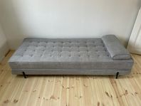 Daybed - snygg och nätt, ljusgrå - Utfällbar