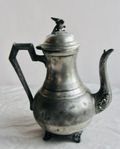 Kaffekanna tenn 1800-tal
