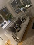 Beige Buhrens soffa