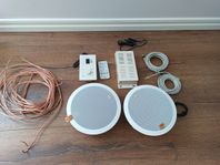 32" tv med väggfäste och inbyggnads ljudsystem 