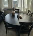 Ikea INGATORP matbord + INGOLF stolar