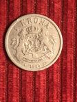 Enkrona Oscar Il 1904 silverhalt 80%