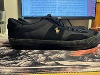 Polo Ralph Lauren  SAYER CANVAS & SUEDE SNEAKER  black