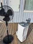 Luftkylare 70 cm 50 W i Ny skick och golvfläkt