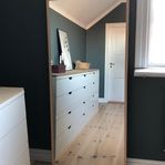 Oanvänd Stor spegel IKEA Stave ek (ekfaner?) 160x70x4,5 cm