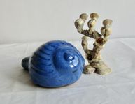 Keramisk snäcka + skulptur