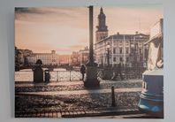 Stor canvastavla med Göteborgsmotiv 