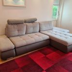 Soffa med smart förvaring & bäddfunktion 