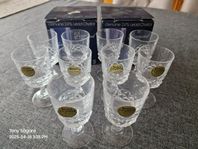 Kristallglas från Cristal d'Arques och F.G. Durand