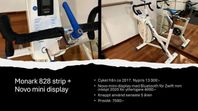 Monark 828 med Novo mini för Zwift samt Thule transportväs