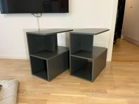 Grattis- 2x Sidobord ’Larmon’ i mörkgrått från Homero