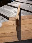 massivt stickgolv teak