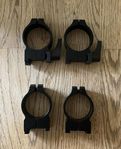 Warne Maxima PA CZ550  30mm ringar medium.