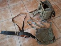 Militär väska och bälte