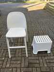 Ikea barnstol Urban + pall