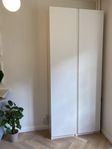 Tvådörrars garderob IKEA PAX – Vit, 2x (50x35x236 cm)