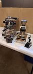 Espressomaskin + kvarn