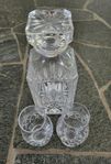 Whiskeykaraff + 2 glas