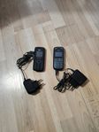 Två enkla telefoner 