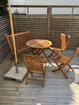 Brafab Turin utemöbler i massiv teak