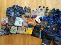 Stort klädpaket, cirka 60 plagg, 98 och 104.