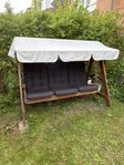 Hammock Hillerstorp Dalom honungslaserad  med dynor Texas
