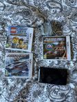 Nintendo 3DS plus 3 spel