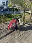 golfklubbor med väska 