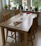 Matgrupp / köksbord & 6 köksstolar