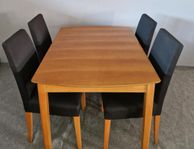 köksbord + 4 stolar