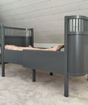 Säng - Sebra grå (barn och junior)