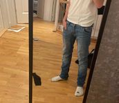 blå jeans