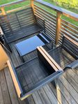 Loungeset utemöbler