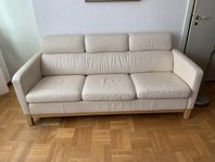  Soffa i beige skinn