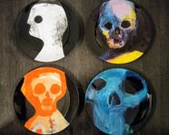JESPER WALDERSTEN. "Colors" 4st samlar tallrikar 