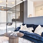 2-sits soffa sammet 