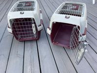 Kaninbur inne, transport burar och hopphinder, tillbehör 
