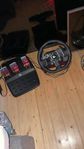 Logitech G923 ratt + pedaler