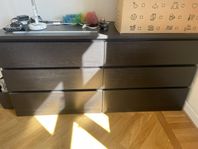 Byrå med 6 lådor 