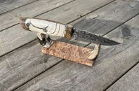 Handgjord kniv med Mosaikdamask blad