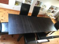 Stort utdragbart matbord
