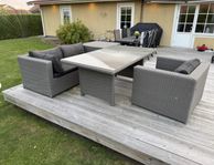 loungeset trädgård trädgårdsmöbler