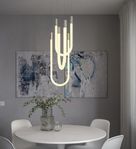 VARMBLIXT LED taklampa, vit frostat glas