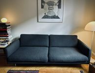 Antracitgrå stilren Soffa 