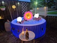 spabad med led belysning 