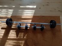 skivstång set 42 kg 