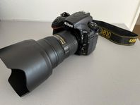 Nikon D810 med Nikkor 24-70mm f/2.8G ED + tillbehör 