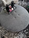 Rund stor Sittpuff/fotpall/ottoman 