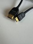 Mini HDMI till HDMI 2.1 kabel , 1,65m